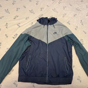 Men's Blue and Gray Jacket